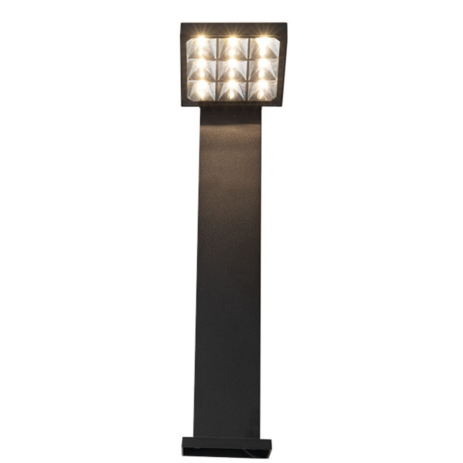 Modern svart utomhuslampa  Carla, 50 cm