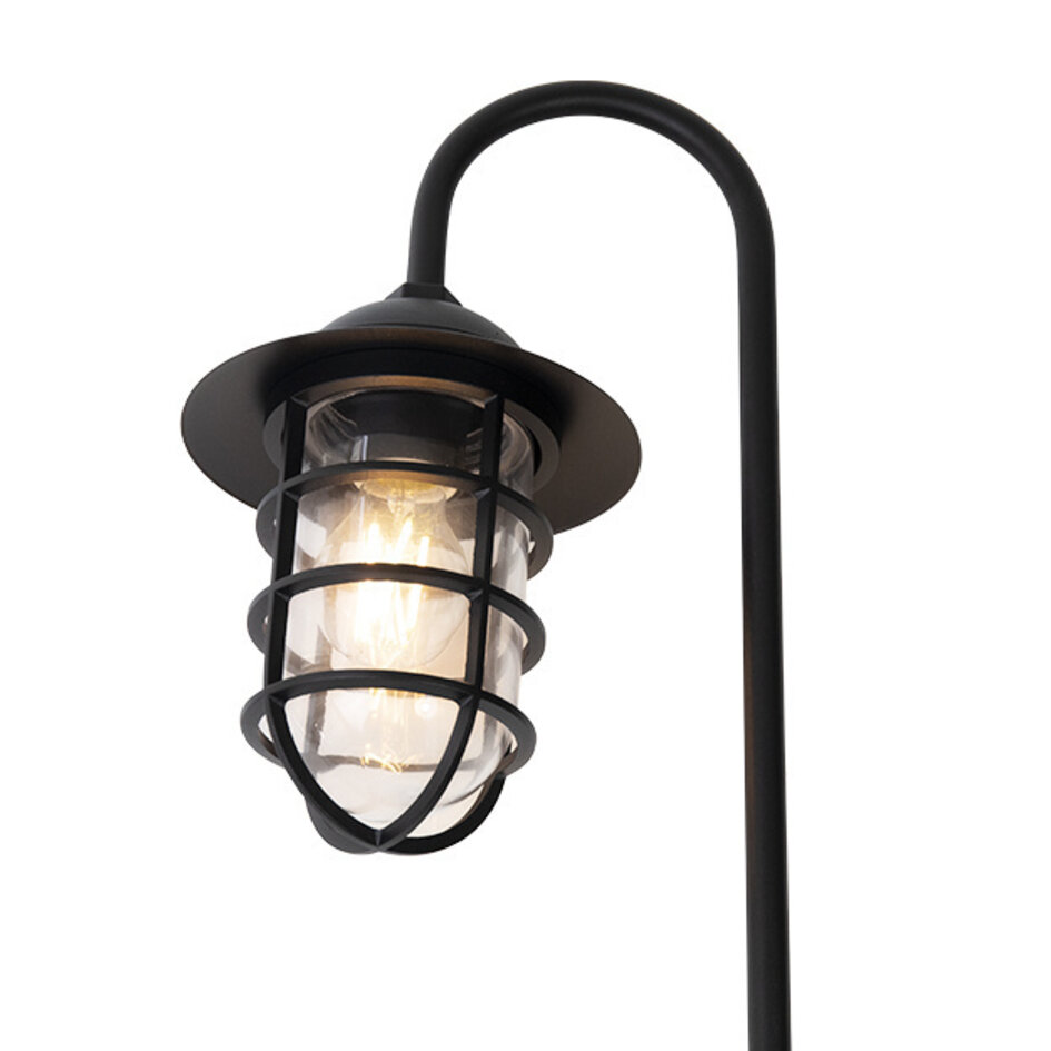 Lantliga golvlampan Dave - svart