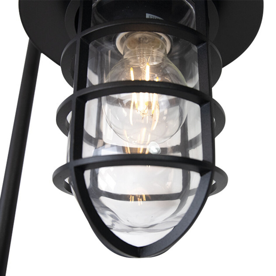 Lantliga golvlampan Dave - svart