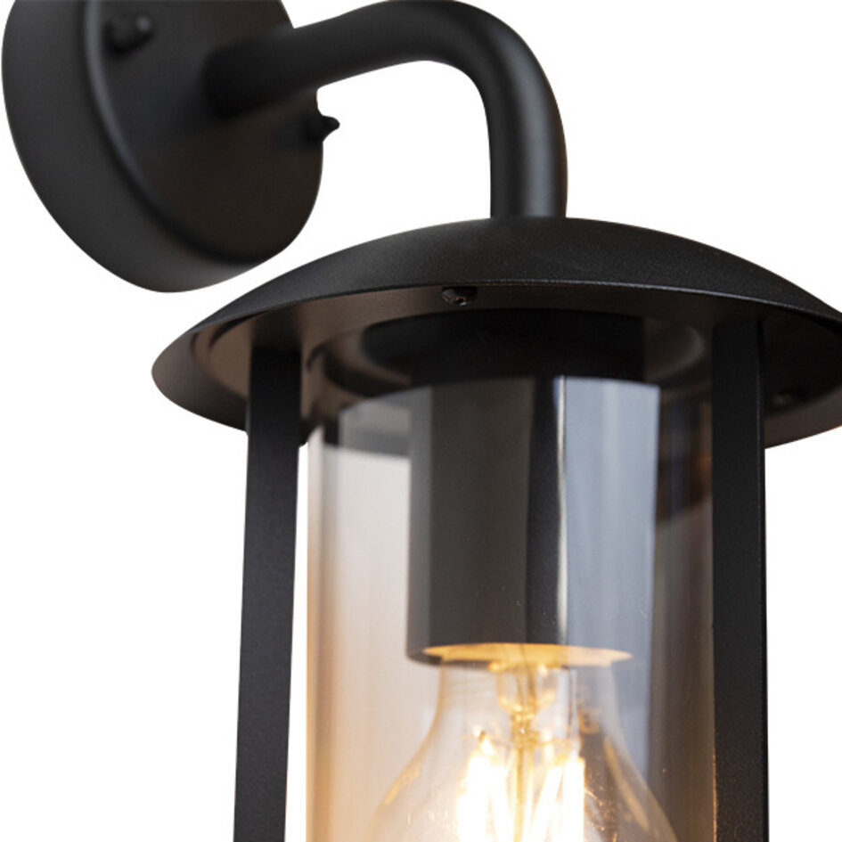 Sommarhus lampan Davide i rostfritt - svart