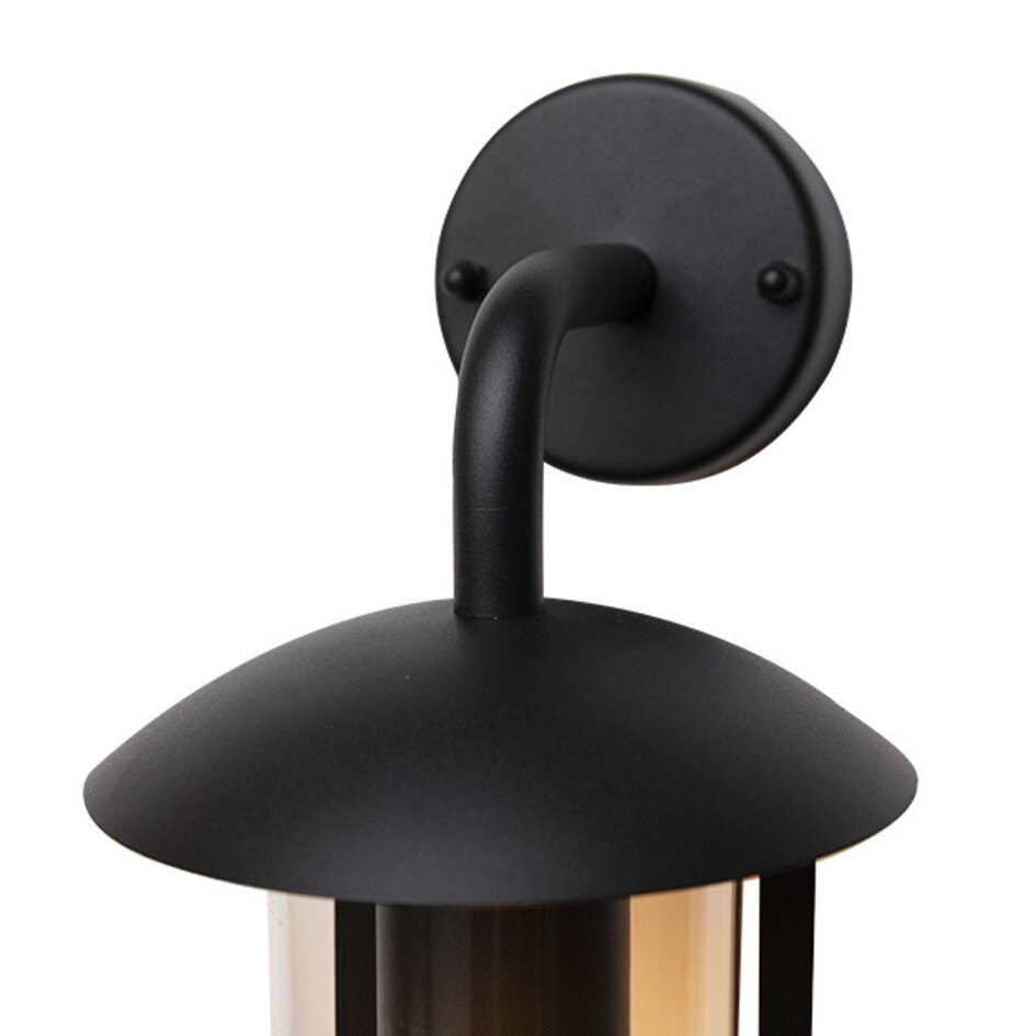 Sommarhus lampan Davide i rostfritt - svart