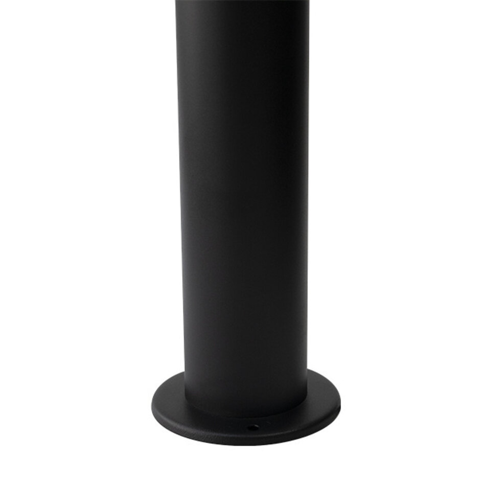 Lantlig golvlampa Lucia i rostfritt stål och glas - 80 cm