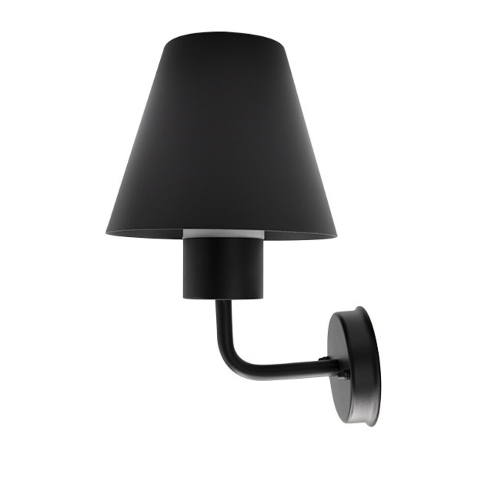 Utomhus vägglampa med lampskärm Michelle - svart