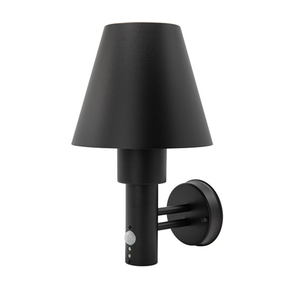 Utomhus vägglampa med skärm och sensor - Marta