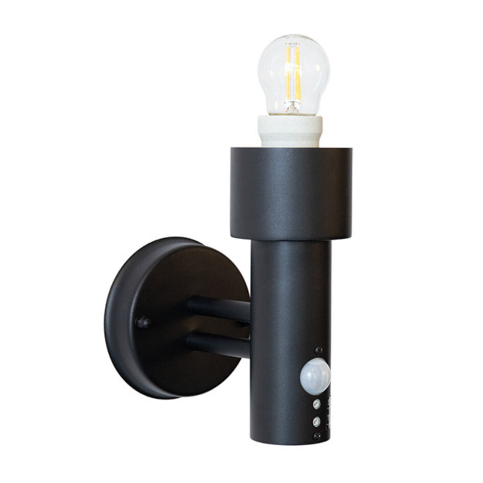 Utomhus vägglampa med skärm och sensor - Marta