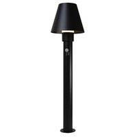 Moderna utomhuslampan Bruno svart med sensor, 80 cm