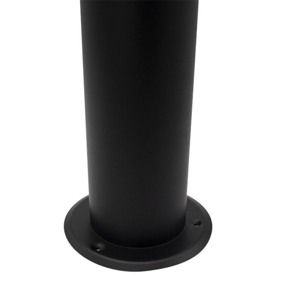 Svarta Stella golvlampa i rostfritt stål, 50 cm