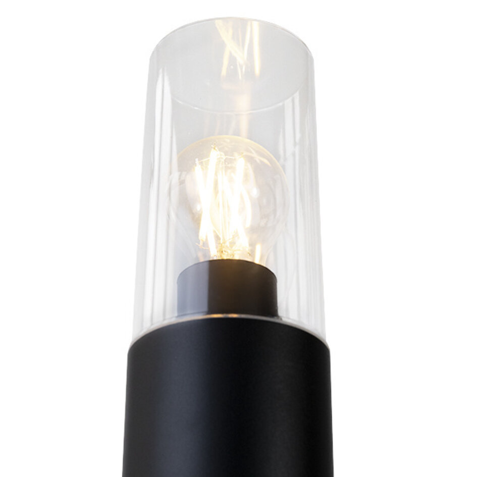 Svarta Stella i rostfritt stål,  80 cm