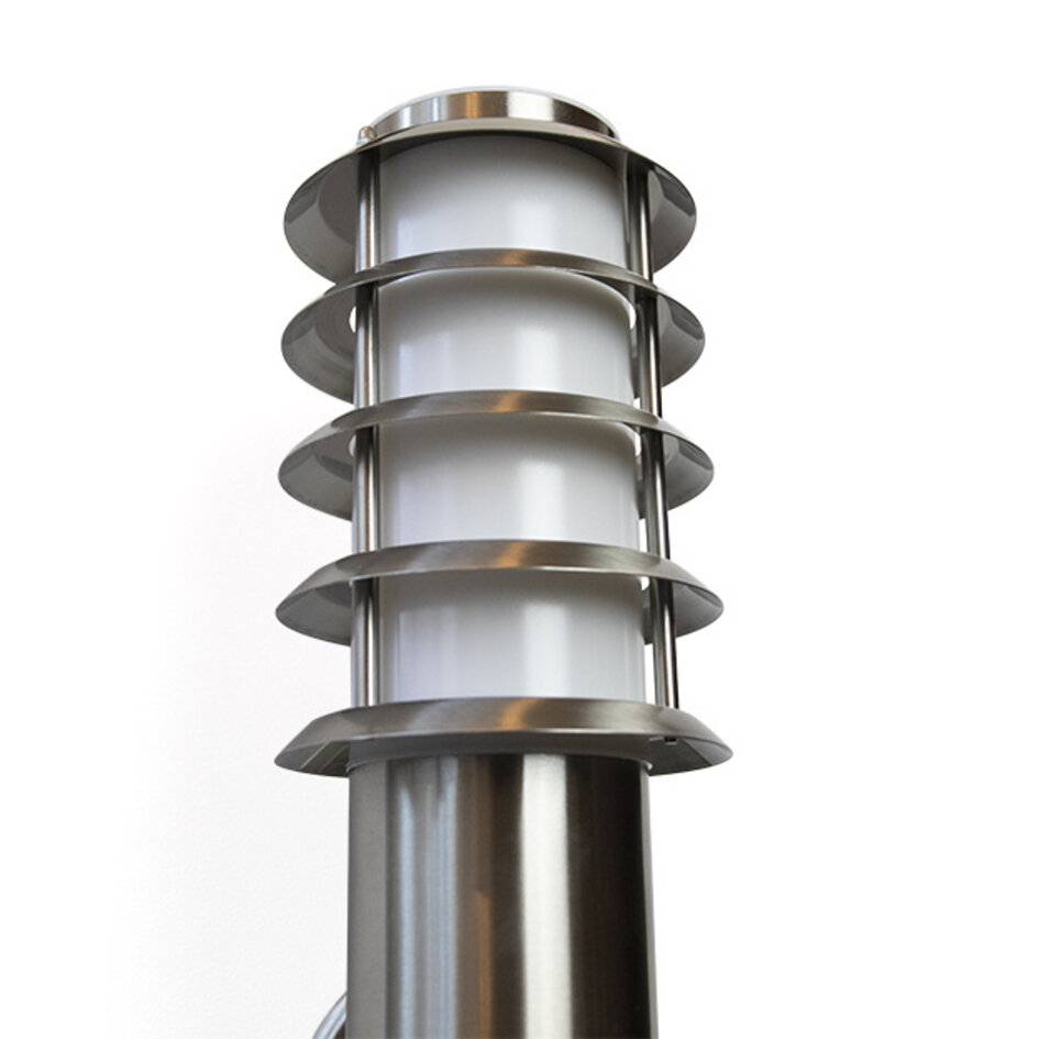 Modern utomhusvägglampa i rostfritt Marco