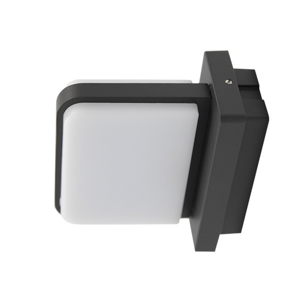 Modern utomhus vägglampa Lorenzo IP44 - antracit