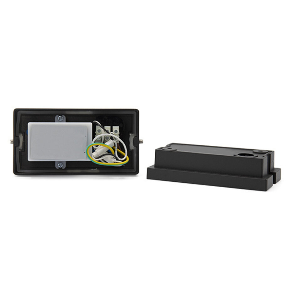 Modern utomhus vägglampa Lorenzo IP44 - antracit