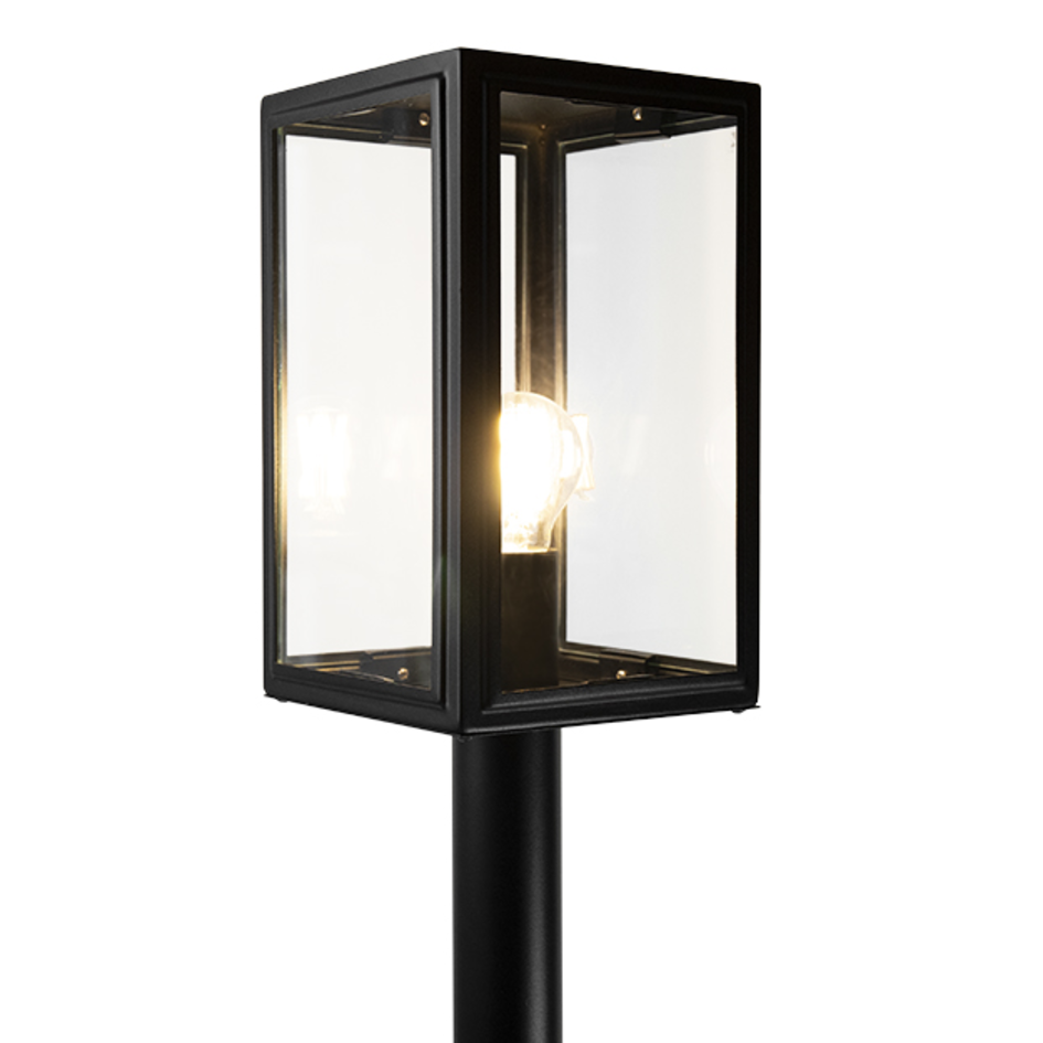 Industriell golvlampa i rostfritt stål Giovanni - svart