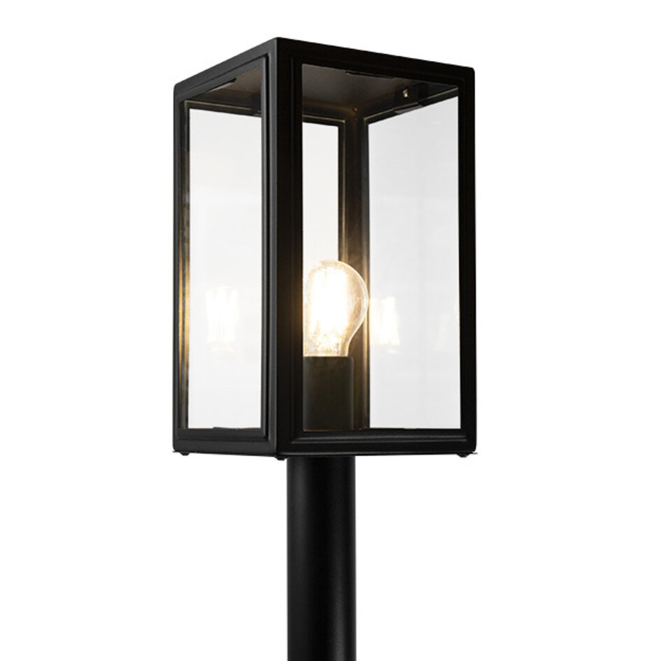 Industriell golvlampa i rostfritt stål Giovanni - svart