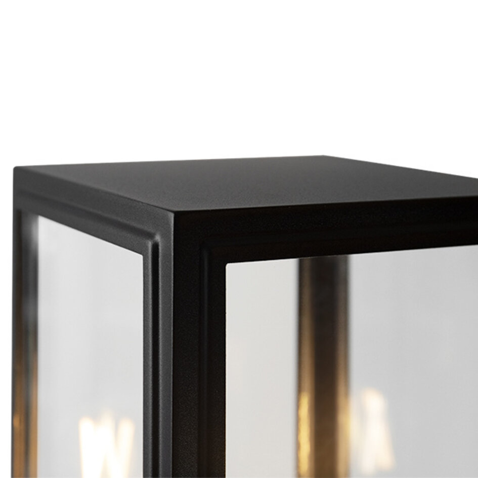 Industriell golvlampa i rostfritt stål Giovanni - svart