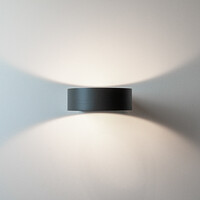 Modern utomhus lampa Leo - svart