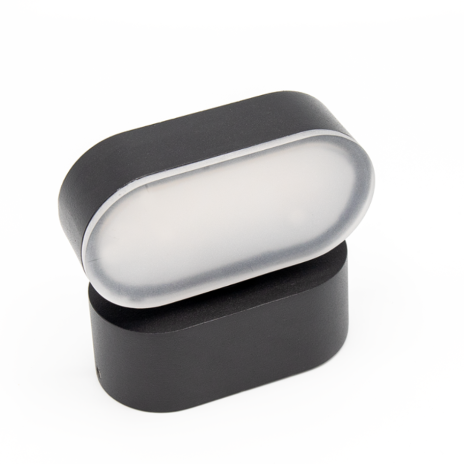 Modern vridbar vägglampa Isabelle - svart