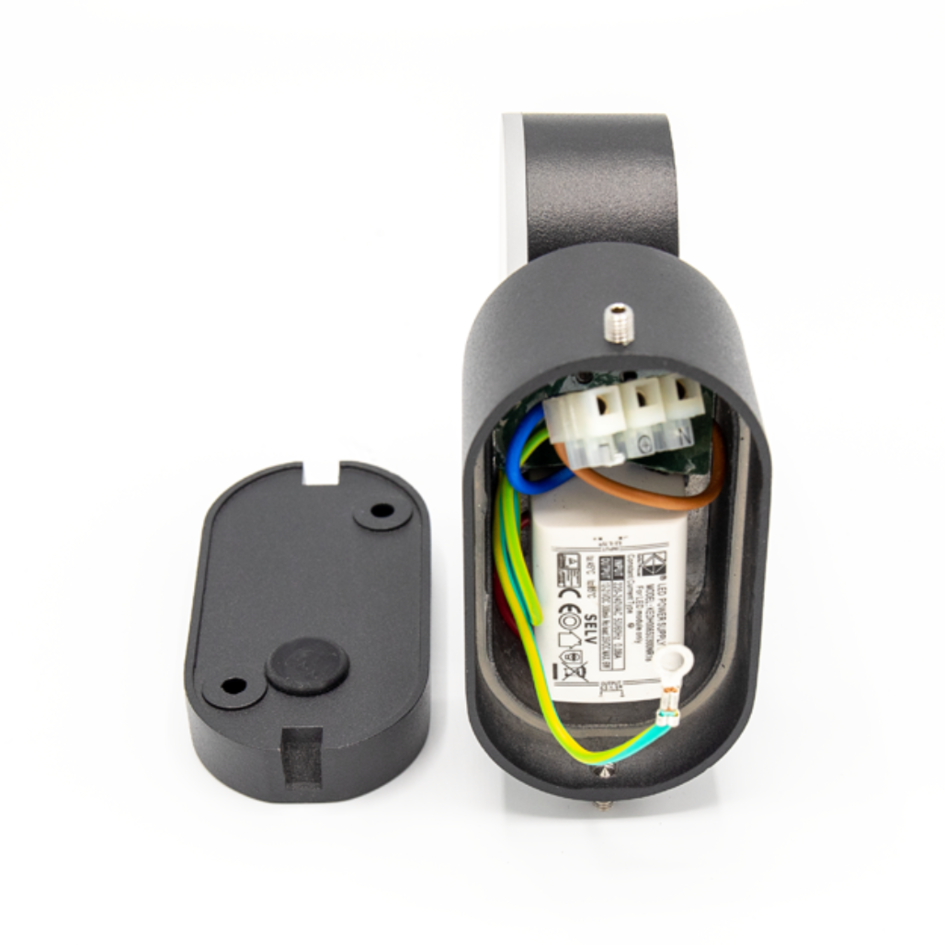 Modern vridbar vägglampa Isabelle - svart