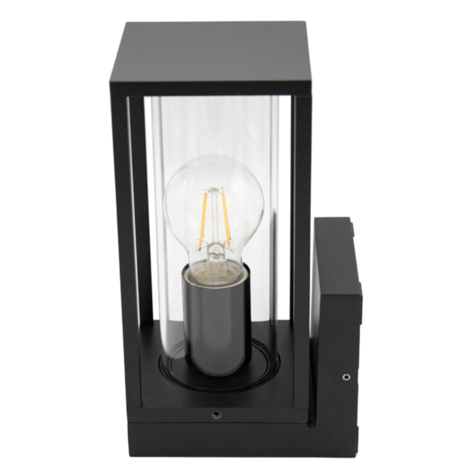 Industriella vägglampan Judy - svart