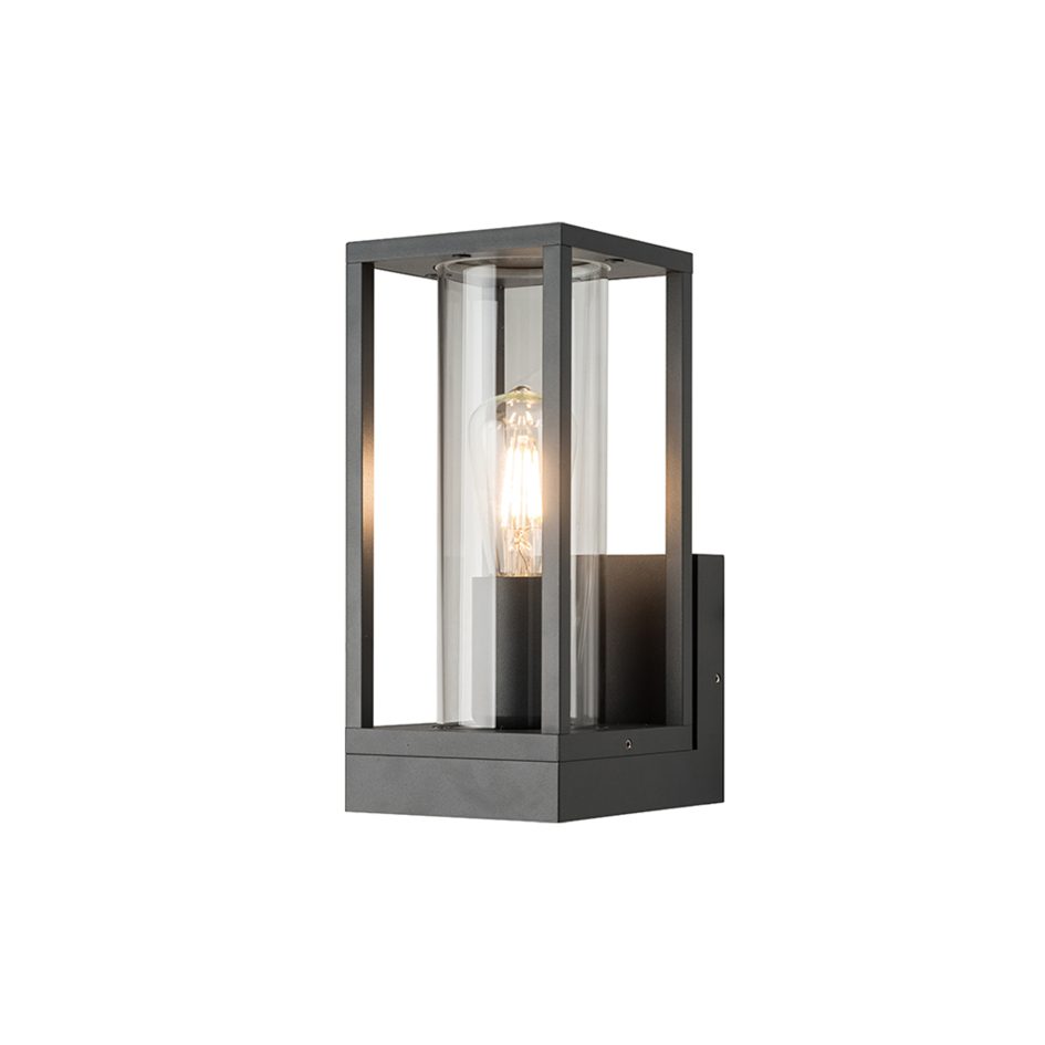 Industriella vägglampan Judy - svart