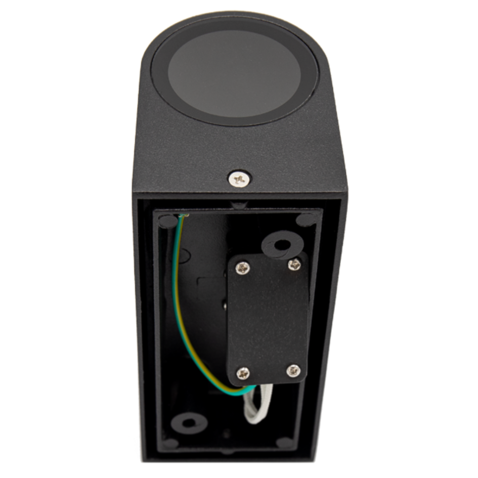 Modern rund vägglampa  Madame - svart