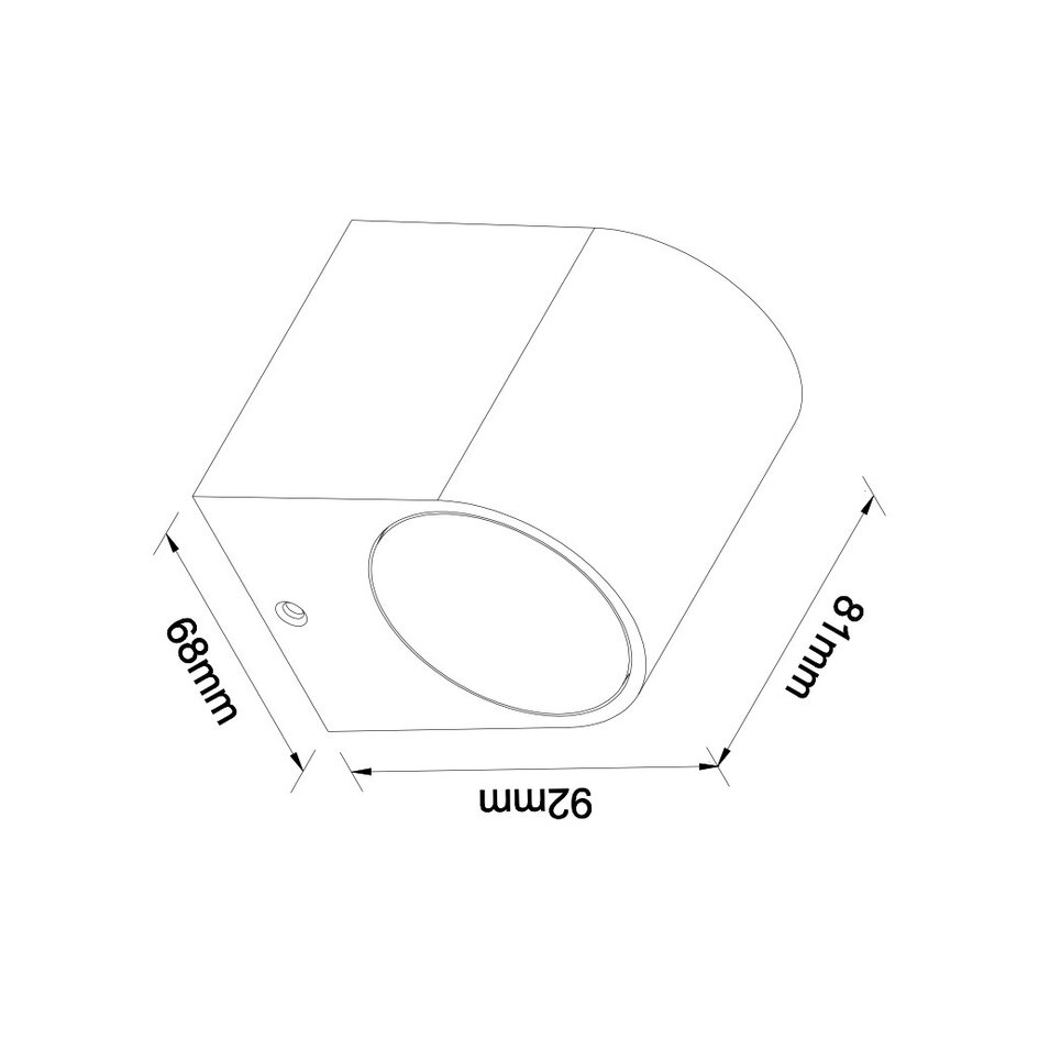 Modern vägglampa Nela - svart