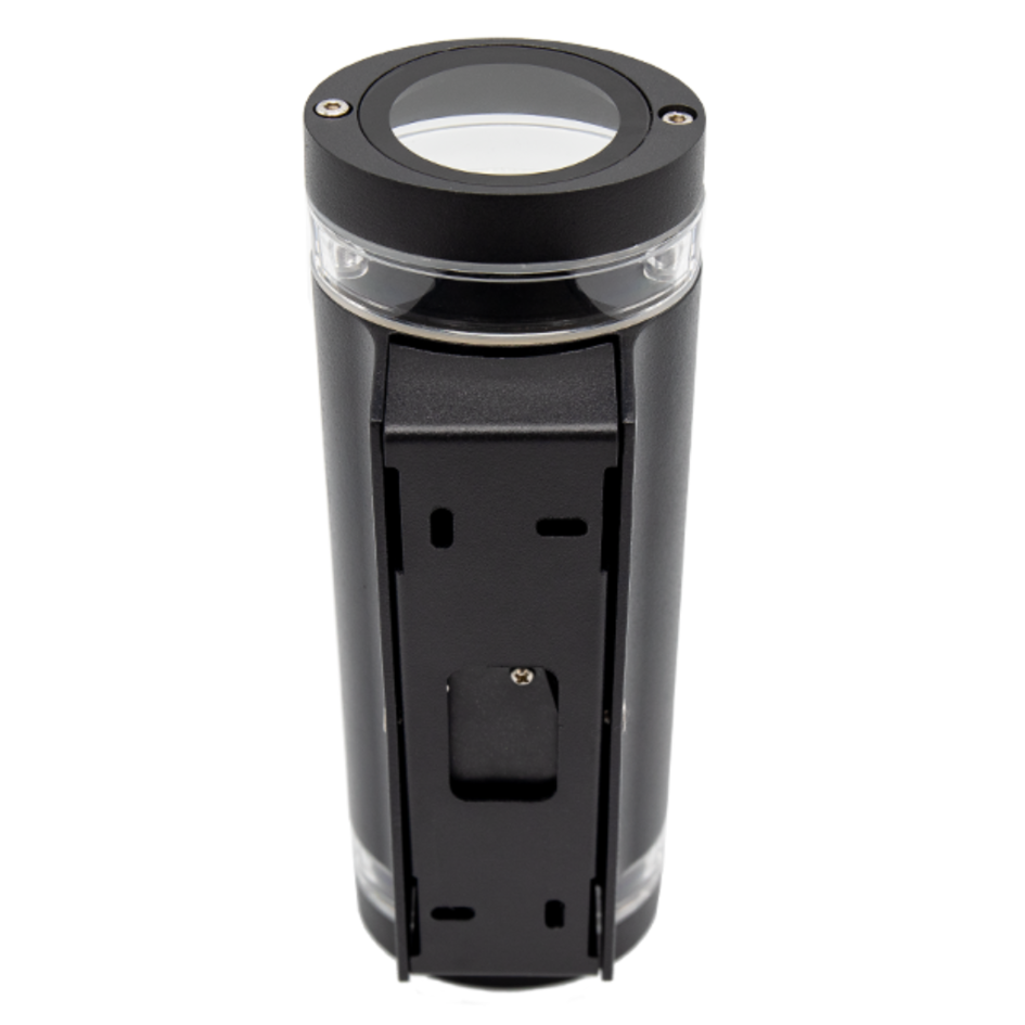 Utomhusvägglampan Showman 2-ljus - svart