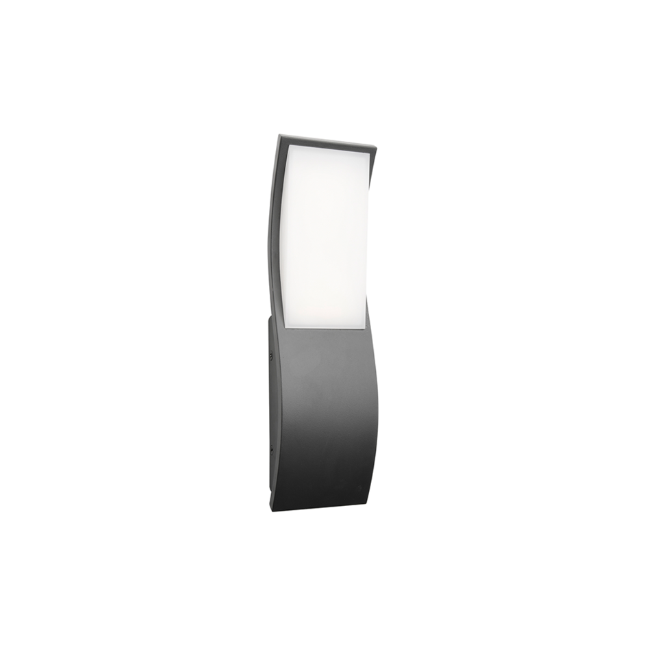 Design-vägglampa Mica - antracit