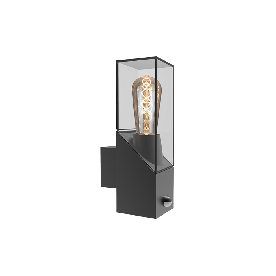 Vägglampa industri  Jasper - antracit