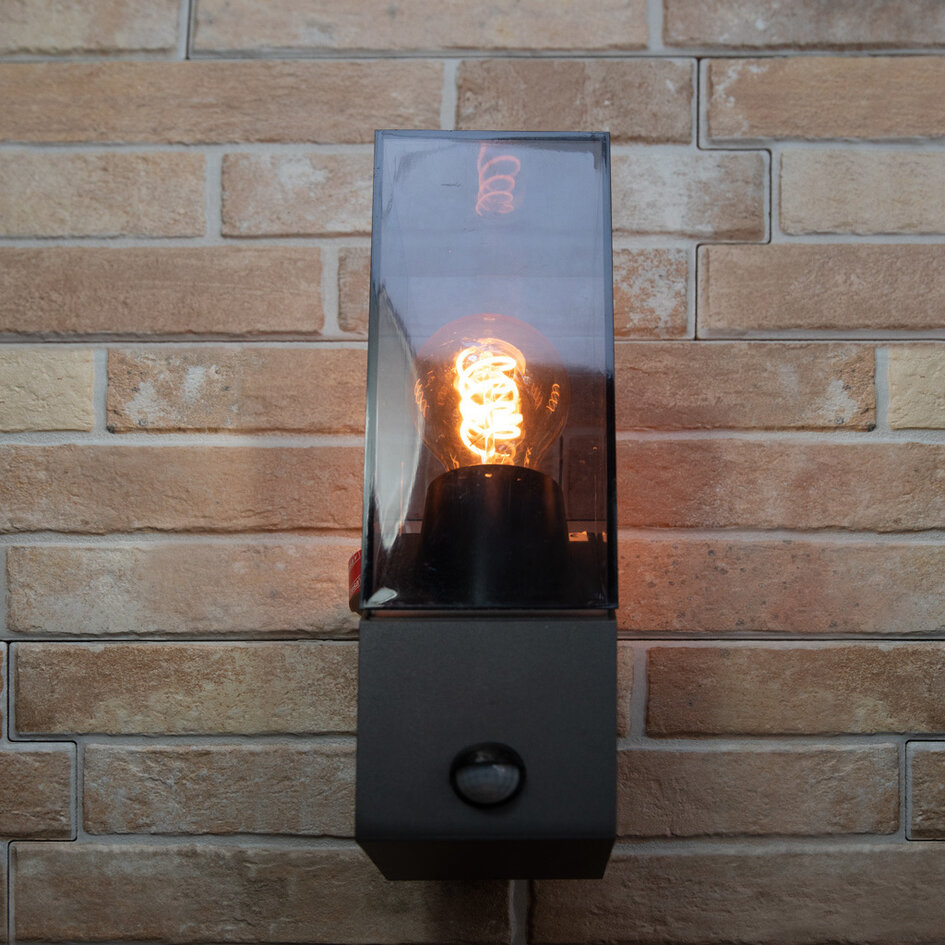 Vägglampa industri  Jasper - antracit