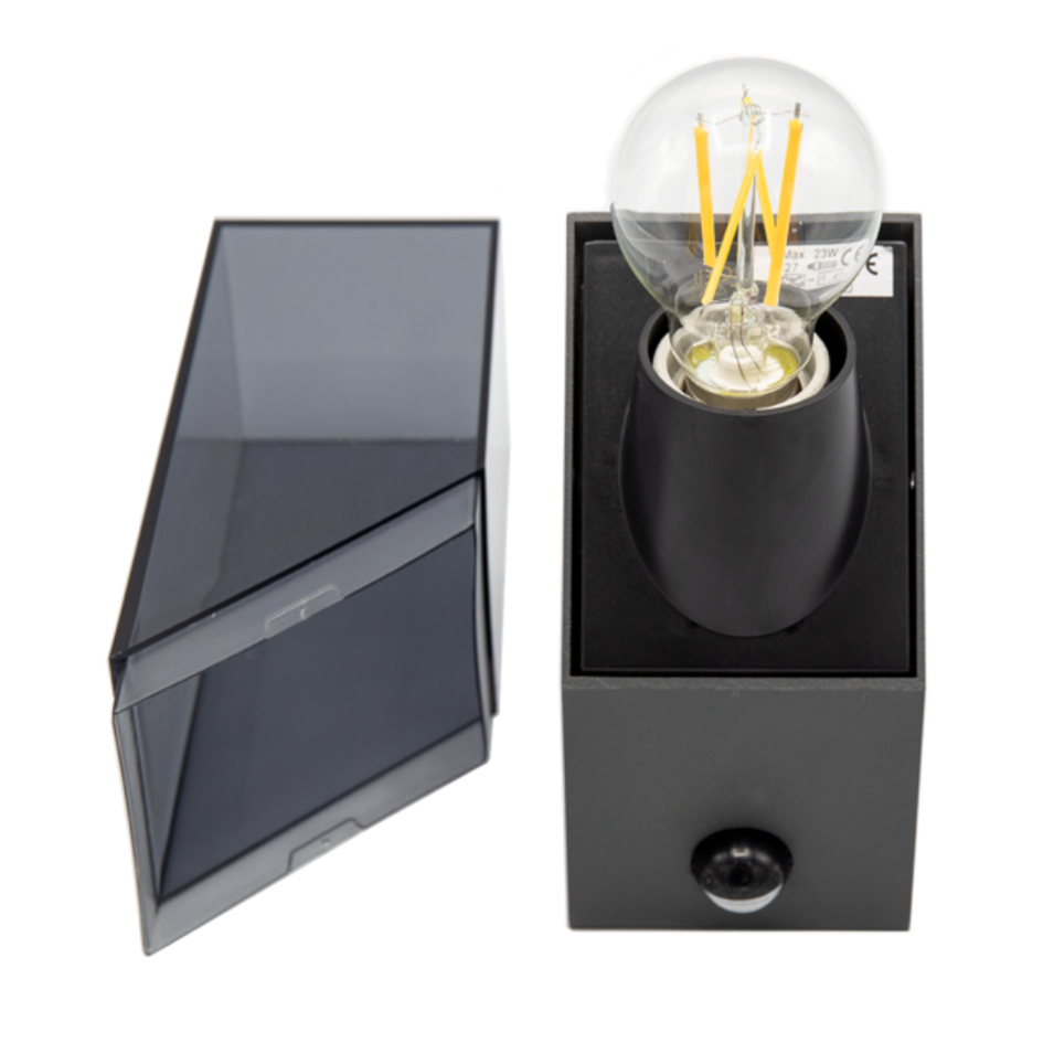 Vägglampa industri  Jasper - antracit