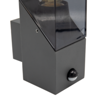 Vägglampa industri  Jasper - antracit