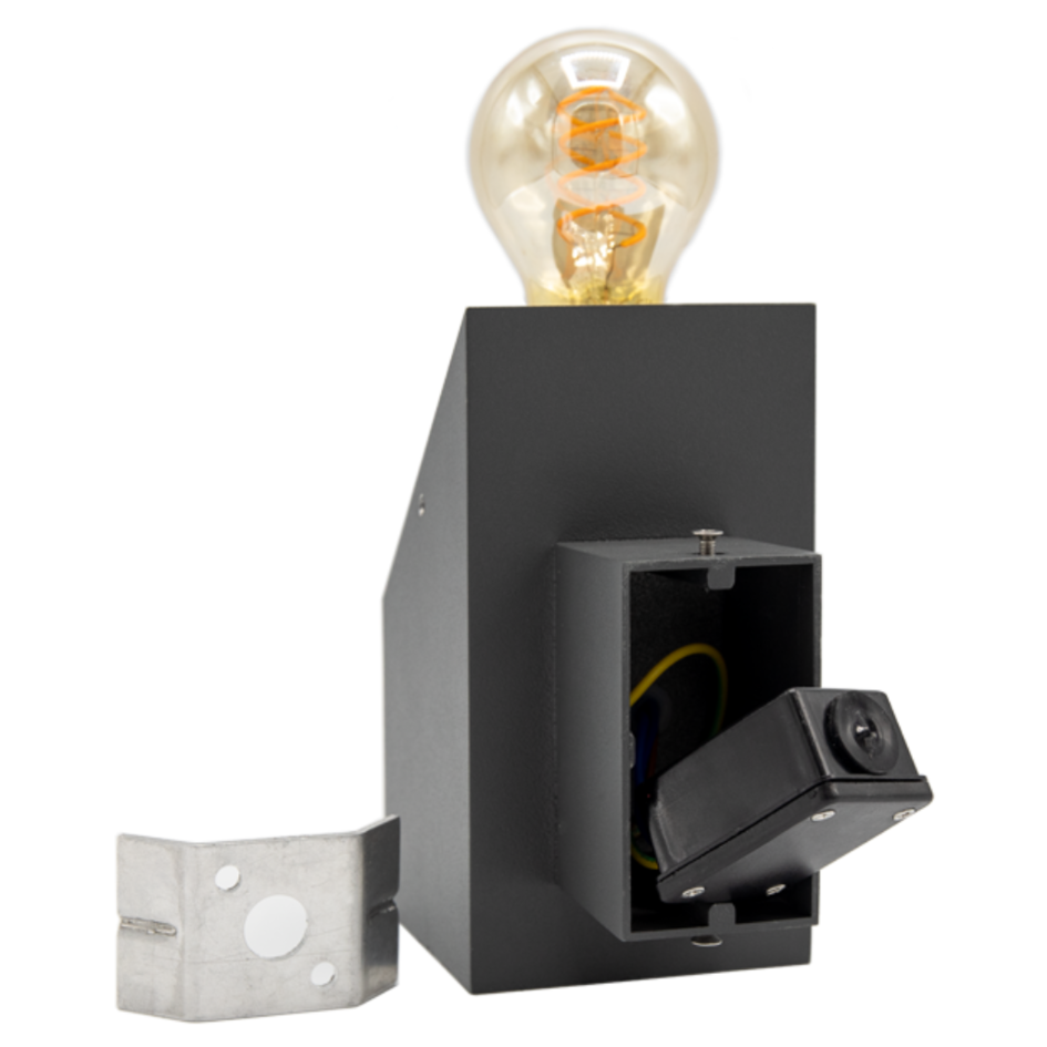 Vägglampa industri  Jasper - antracit