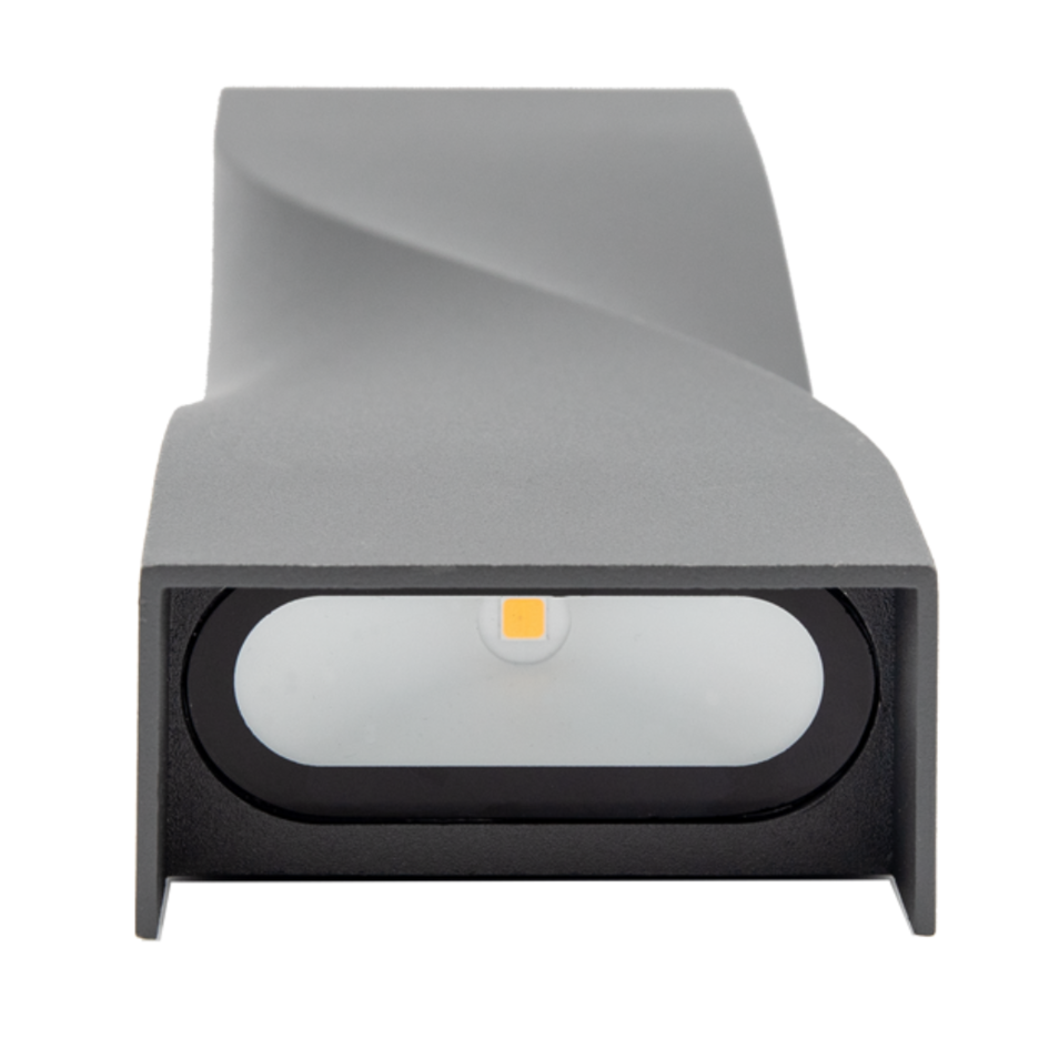 Industriell utomhusvägglampa  Aurelia - antracit