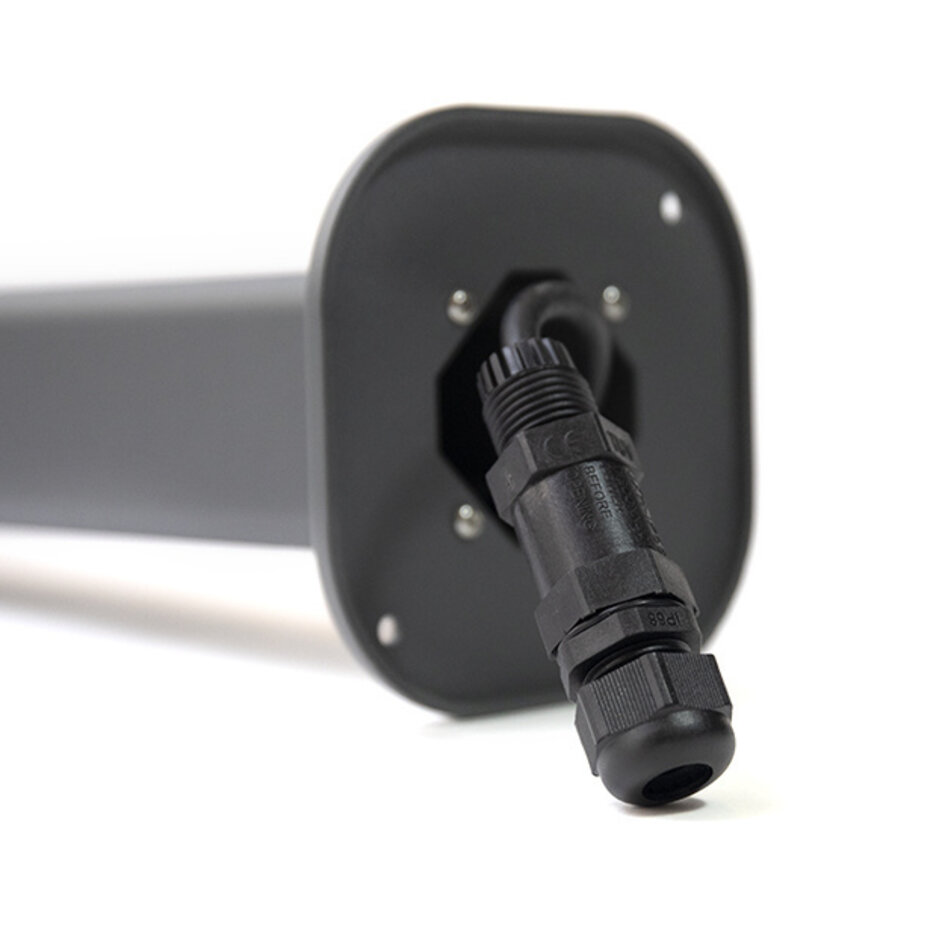 Industriell utomhus golvlampa Ferris - antracit