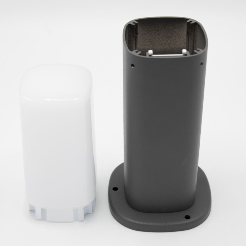 Modern antracit färgad golvlampa Izo, 30 cm