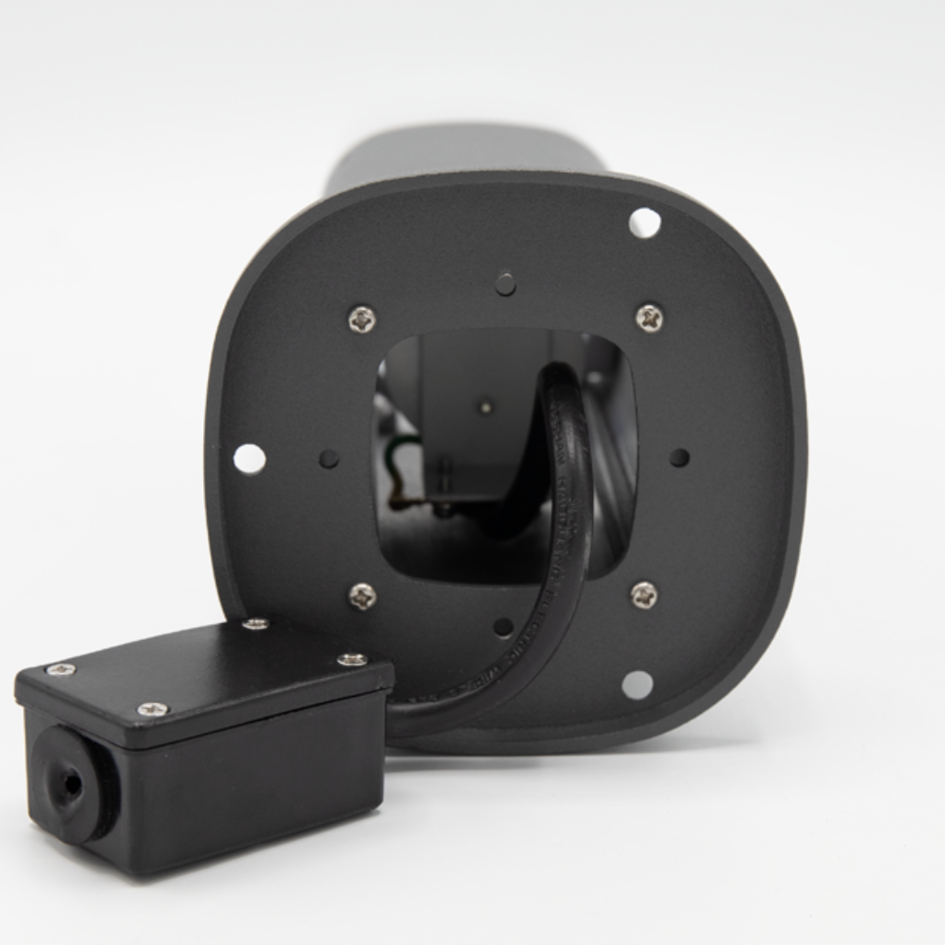 Modern antracit färgad golvlampa Izo, 30 cm