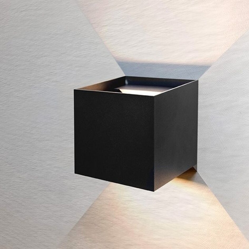 Moderna utomhus vägglampan Oliver - antracit