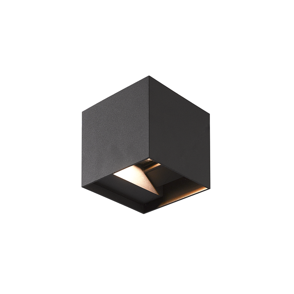 Moderna utomhus vägglampan Oliver - antracit