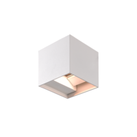 Moderna utomhus vägglampan Oliver - vit