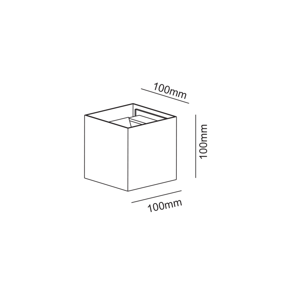 Moderna utomhus vägglampan Oliver - vit