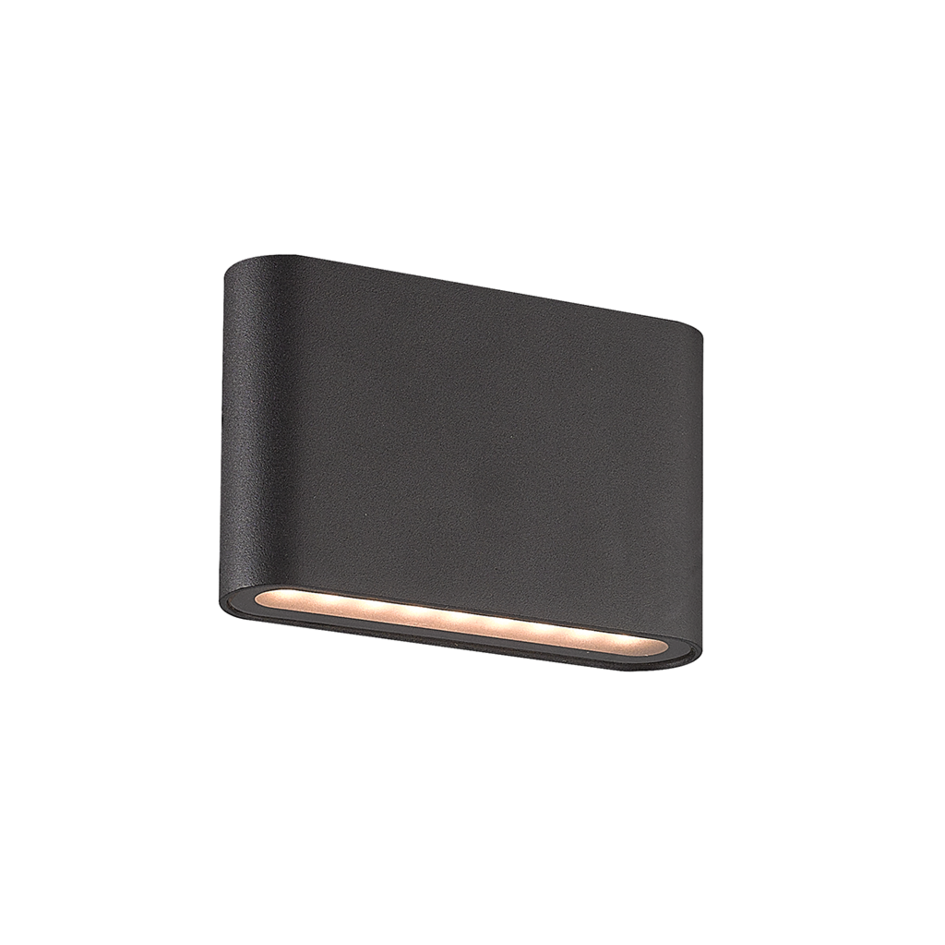 Design-vägglampa Tommy - antracit