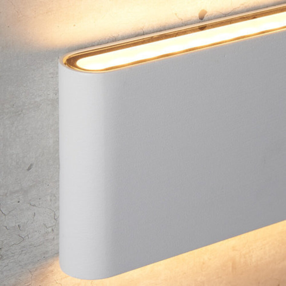 Design-vägglampa Tommy - vit