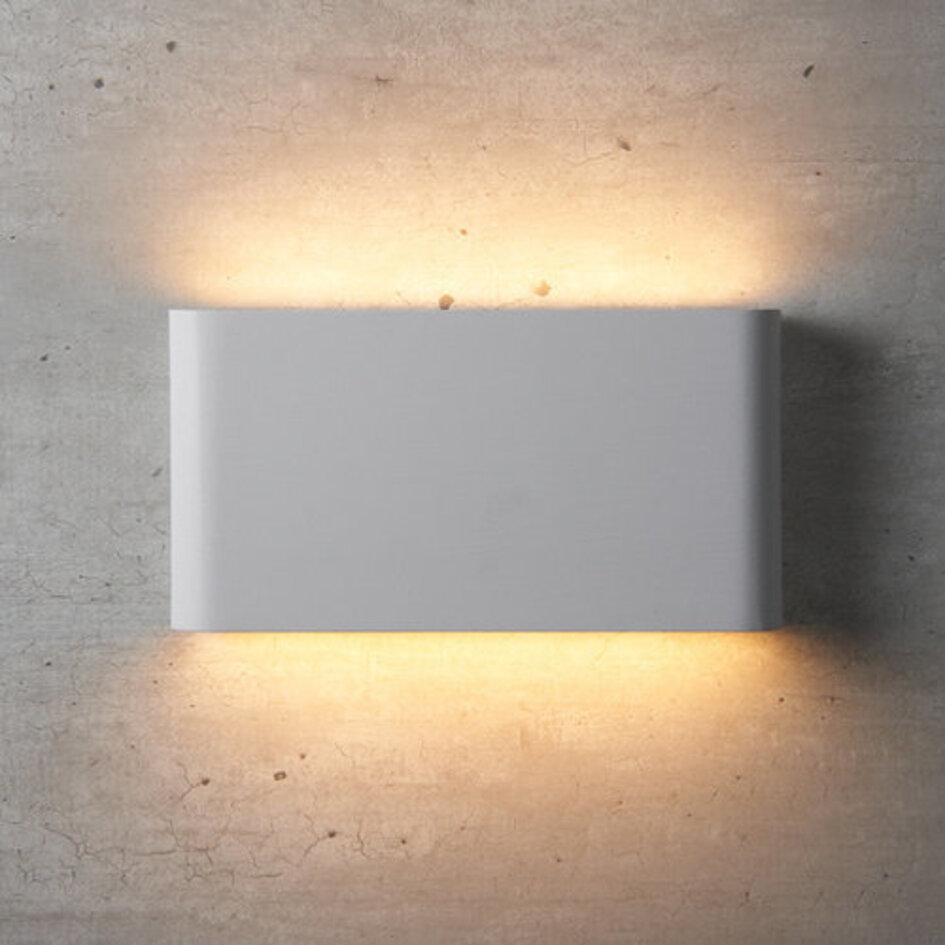 Design-vägglampa Tommy - vit