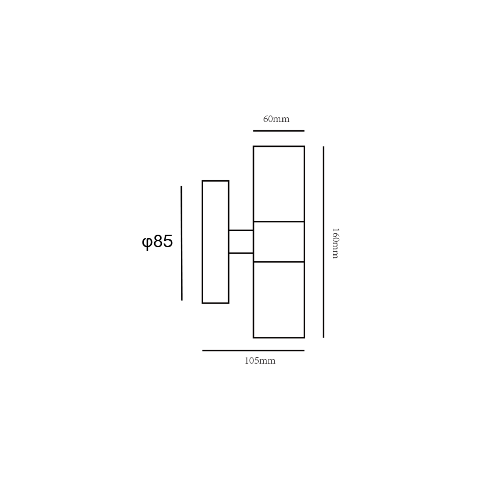 Rostfri-Design-vägglampa Amy - 2-lampor