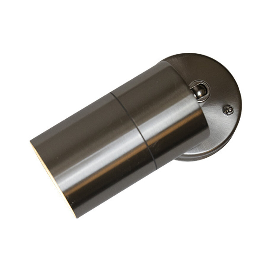 Design-vägglampa Lola - rostfritt stål