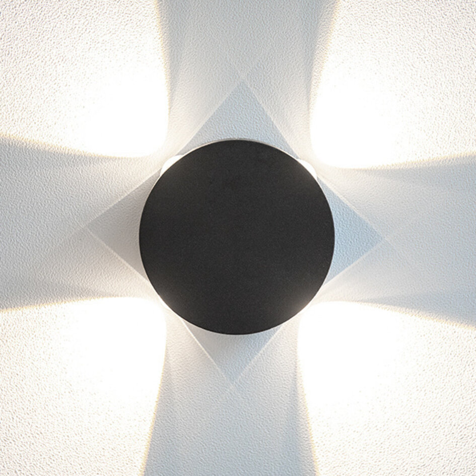 Industriell-vägglampa Marine - vit