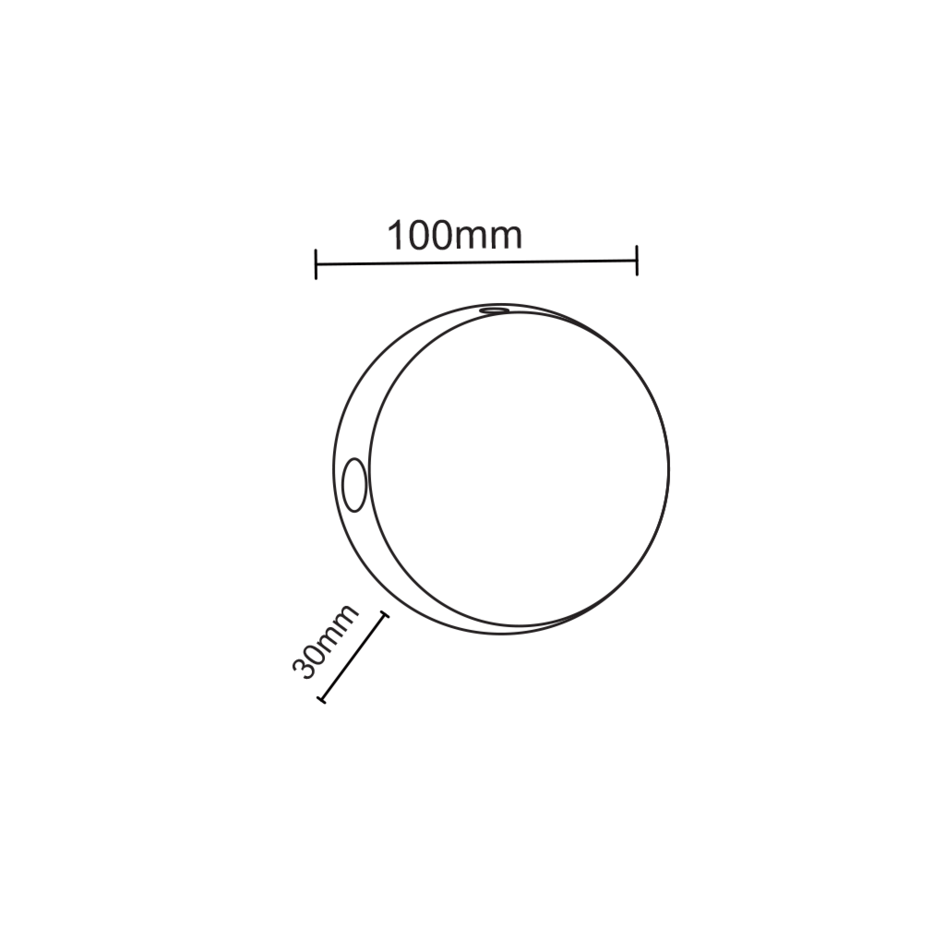 Industriell-vägglampa Marine - vit