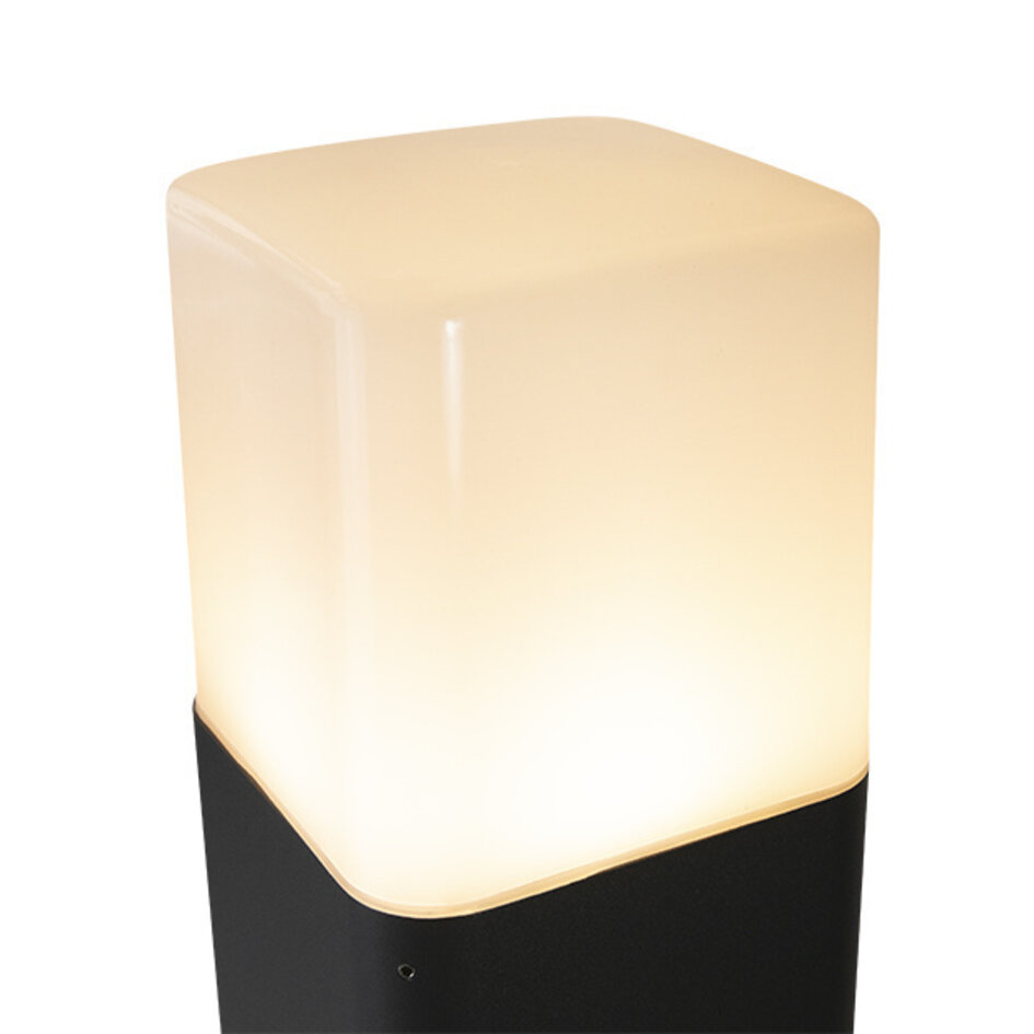 Modern kvadratisk  golvlampa Rocky - antracit