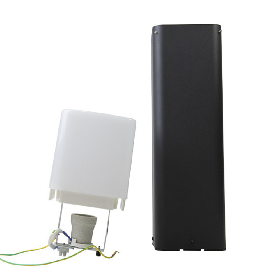 Modern kvadratisk  golvlampa Rocky - antracit