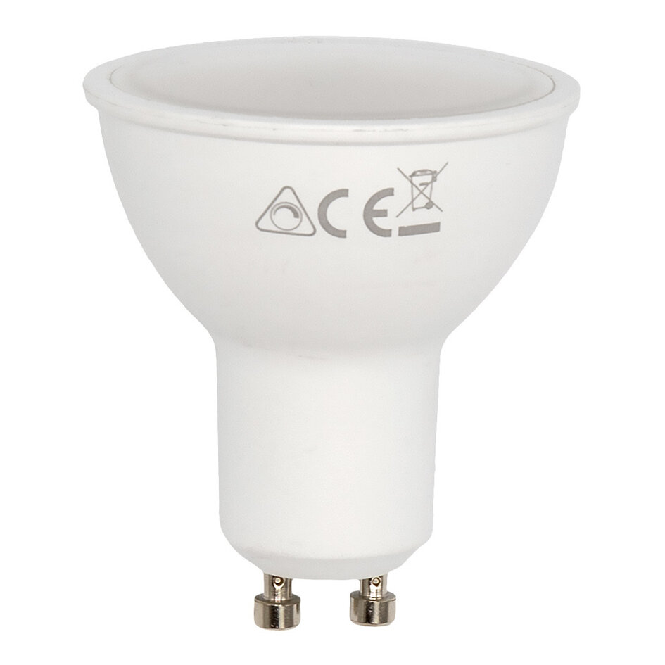 Dimbar LED-Lampa GU10, 7W, 2 700K - 100°